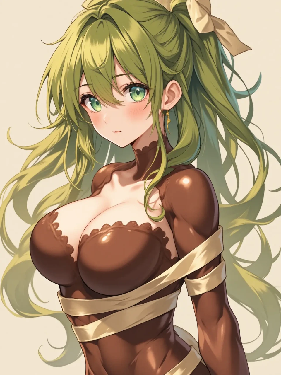 この娘、チョコレート着てます。 — オグモソさんのAIイラスト