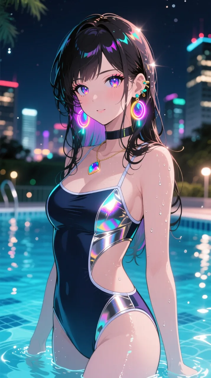 S　泡沫のネオンブルー