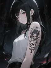 刺青少女