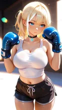 ボクサー美少女·汗と闘志、リングの華 の投稿作品