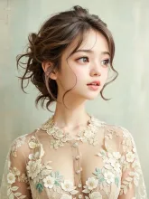 Portrait の前
