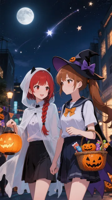 双子のハロウィンナイト
