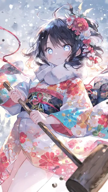 さぁ〜コレから餅つくぞー