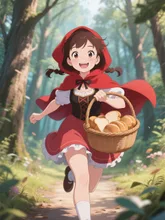 おばあさんの家に急がなくちゃ💦