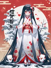 謹賀新年の黒髪ちゃん