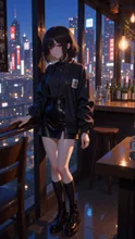 夜の。
