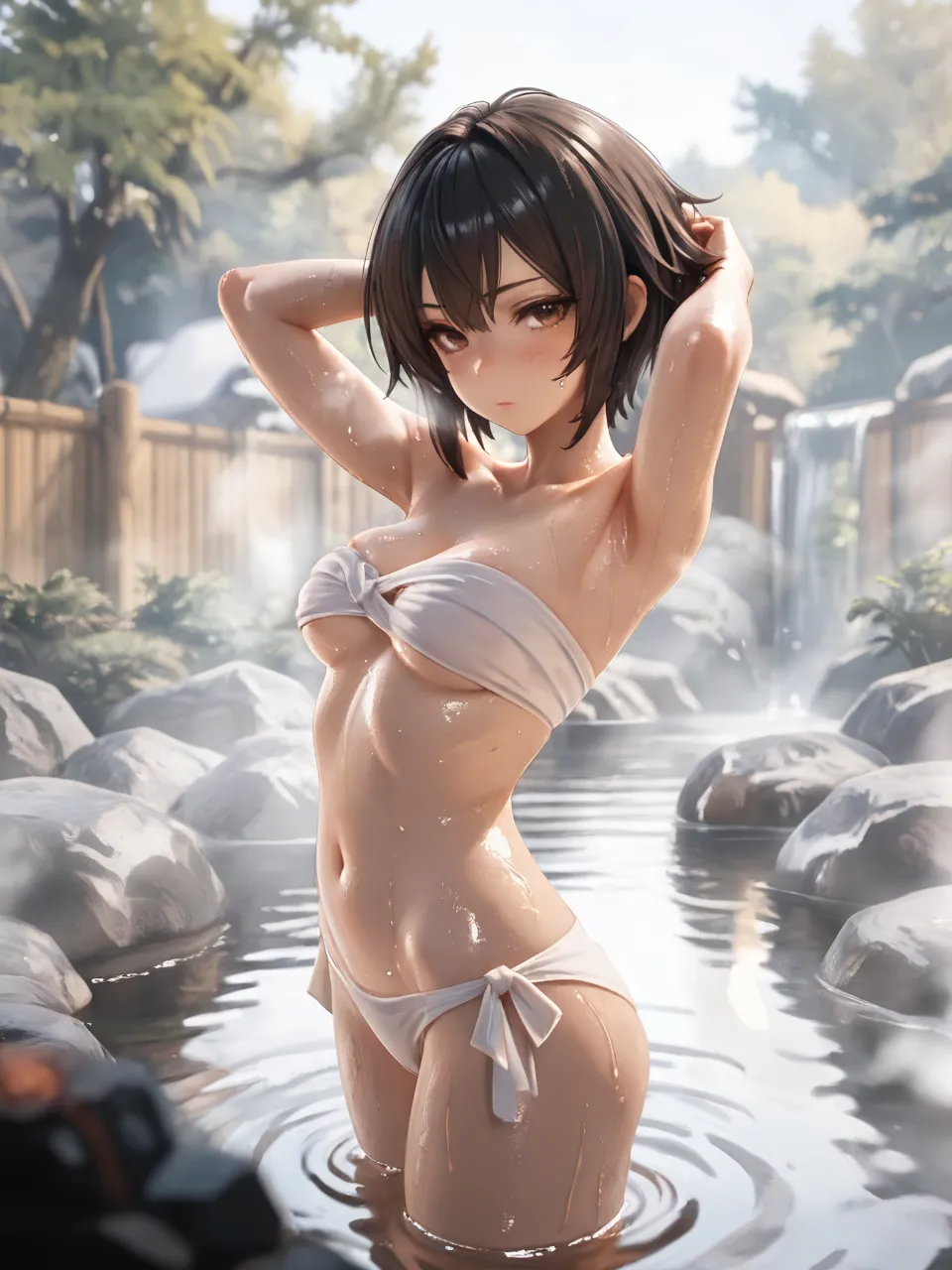 ざ〜んねん♥ちゃんと隠してて良かったよ♥♥