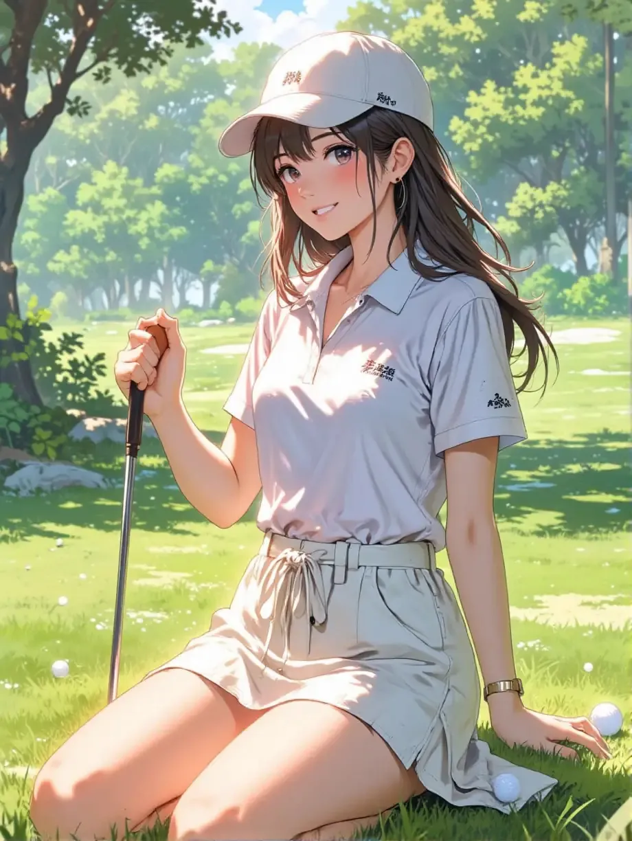 ゴルフのシーズンです✨ — 氷結レモン🍋さんのAIイラスト