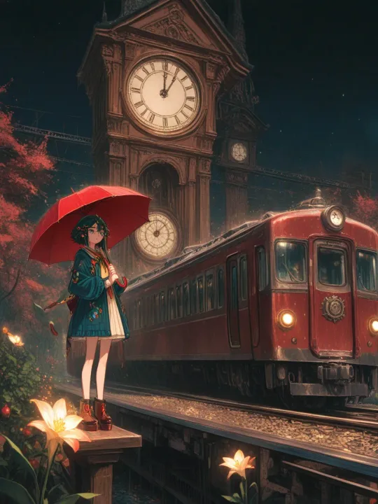 Artwork "誰もいない駅で" made with SUPPART