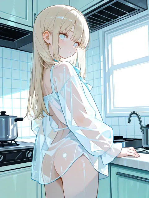 Draw her in just a blouse.… - ブラウスだけ