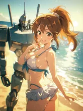 たくさん遊んでお腹すいちゃったねっ — ソラさんのAIイラスト