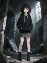 肝試し — ちぽちぽさんのAIイラスト