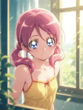 ふと窓から覗く少女 — AGLIさんのAIイラスト