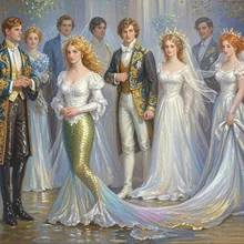 人魚姫の結婚式〜AI生成〜