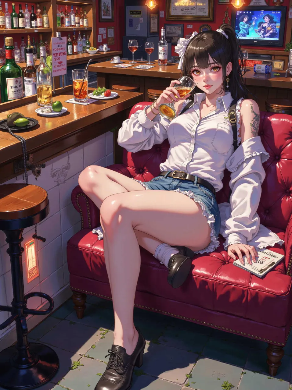 吐息と、ジンの泡(あぶく)