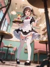 メイド喫茶の元気な新人