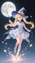金髪碧眼ツインテ魔女娘💕