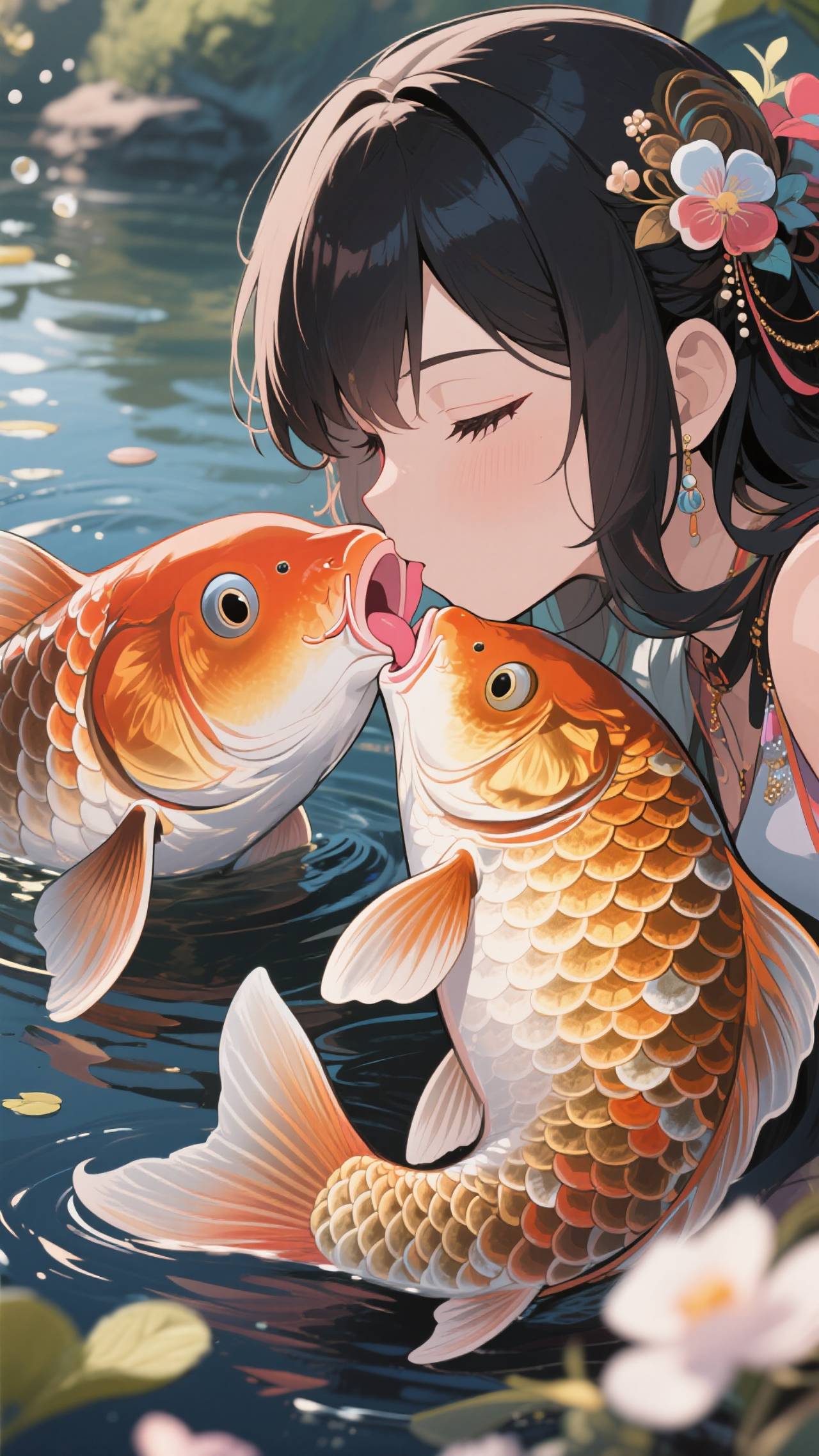 これは？…鯉…恋｜AIイラスト無料生成 - SUPPART