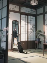 姿見の向こうの衣替え