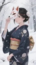 狐面の女🦊🦊😁