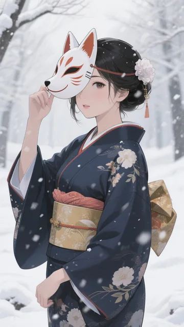 狐面の女🦊🦊😁