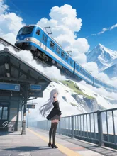 天空の電車