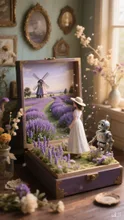 Lavender Memory Box