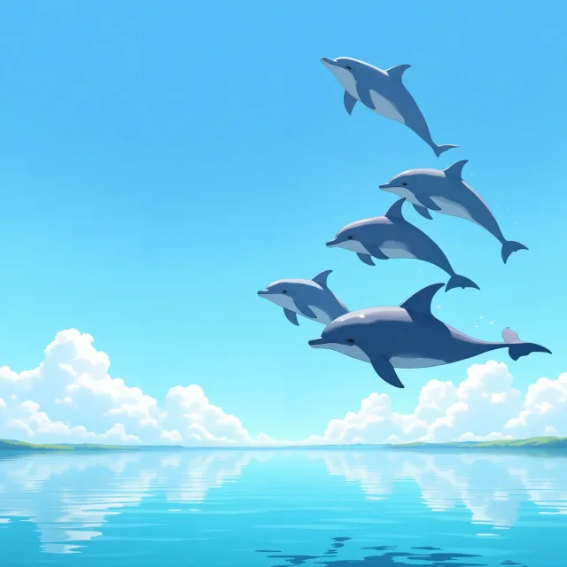 空飛ぶイルカ