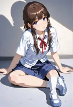 立ち姿 vs 座り姿·崩したほうが好き の投稿作品