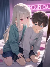 初めてのお泊まり — サトチさんのAIイラスト