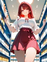 夏のサマーセール店員