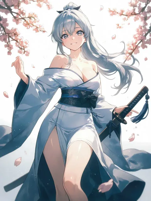 A beautiful young female… - 侍