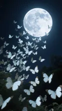 月に向かって