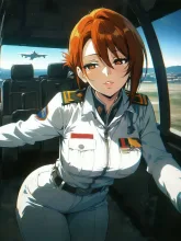女性パイロット·大空を制す、凛々しい翼 の投稿作品