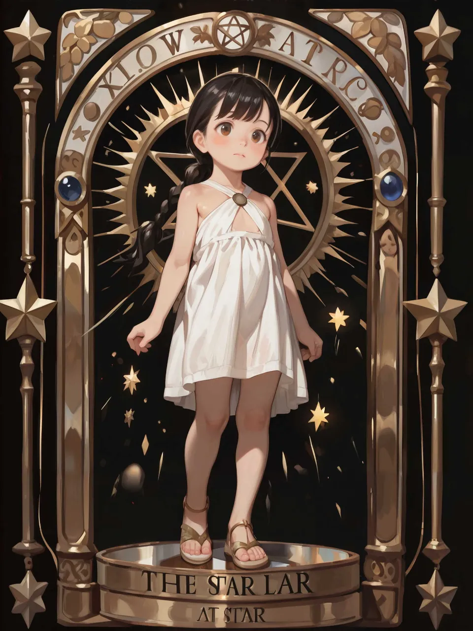 「THE STAR」……なんか地味だな — ChiezさんのAIイラスト
