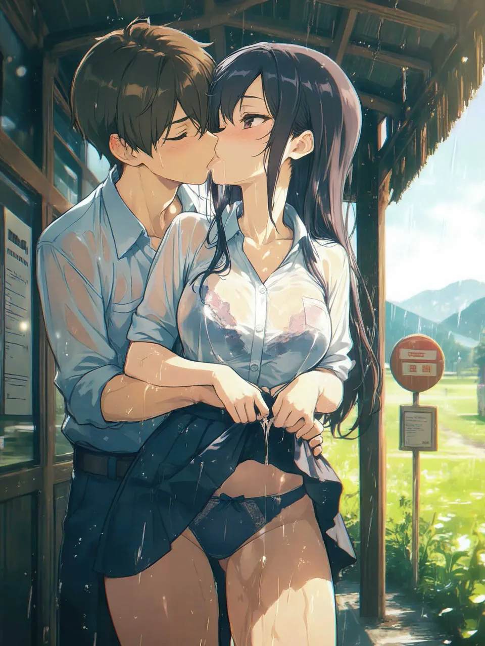 「あたしもうビチャビチャだよ♡」