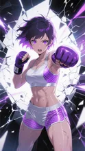 ブレイジング・ナックルズ　（星凛・ハルカ）「オメガ・ブレイク」