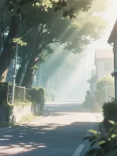 静かな朝