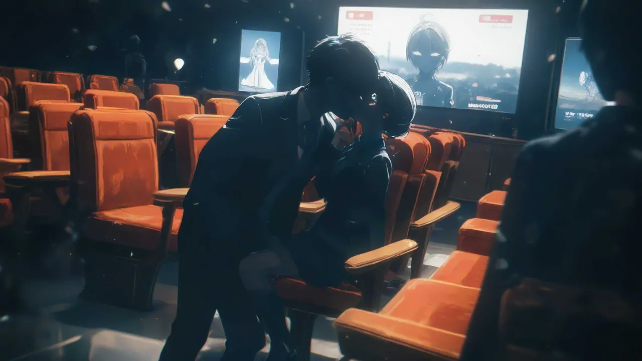 うーん、出来ればスクリーンにもキスシーンを映したかった(´・ω・`)