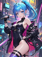 1人でヤンキー… — ラスいちさんのAIイラスト