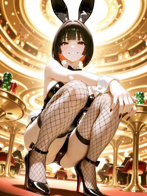 バニーガールさん。