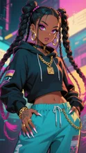 hiphop系ギャル
