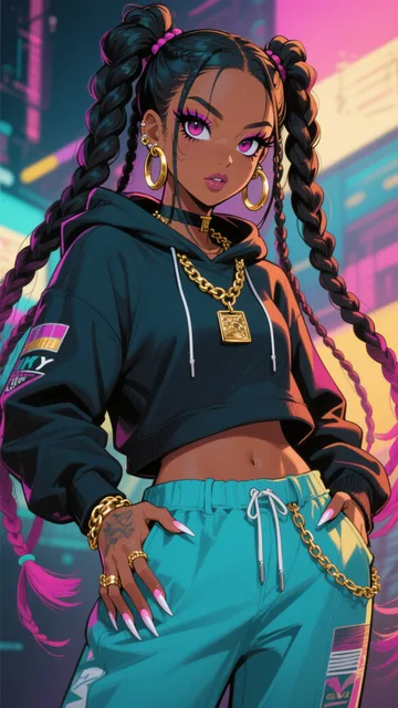 hiphop系ギャル