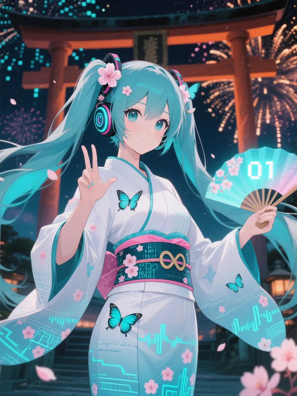 浴衣ミク