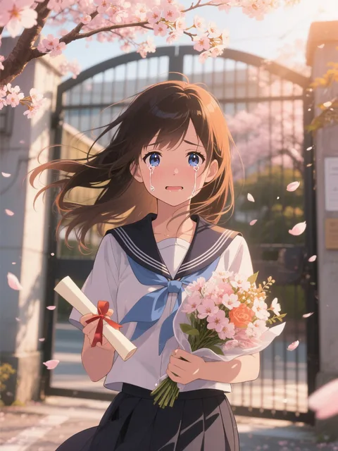 高精度アニメ - 🎓卒業のワンシーン / はると