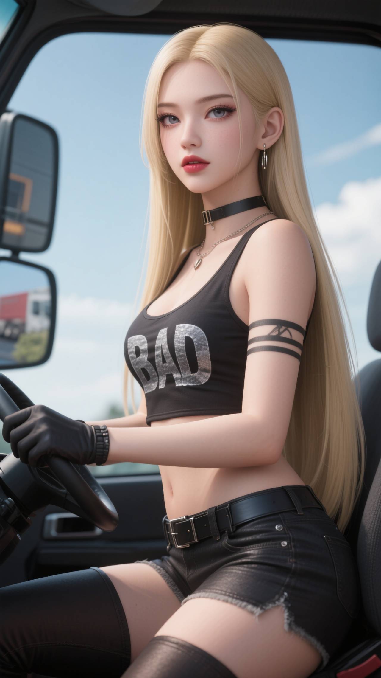トラックの運転手