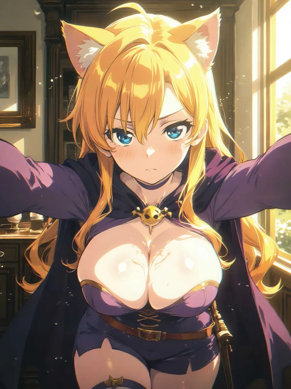 魔女の猫娘 — 山中さんのAIイラスト