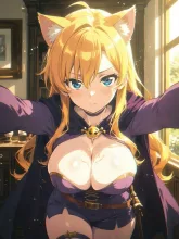 魔女の猫娘 — 山中さんのAIイラスト