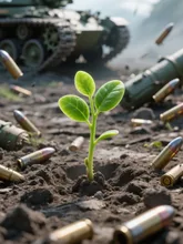 どんなに争いが起きてもそこには必ず新しい命が芽吹く🌱