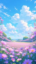 花咲く風景